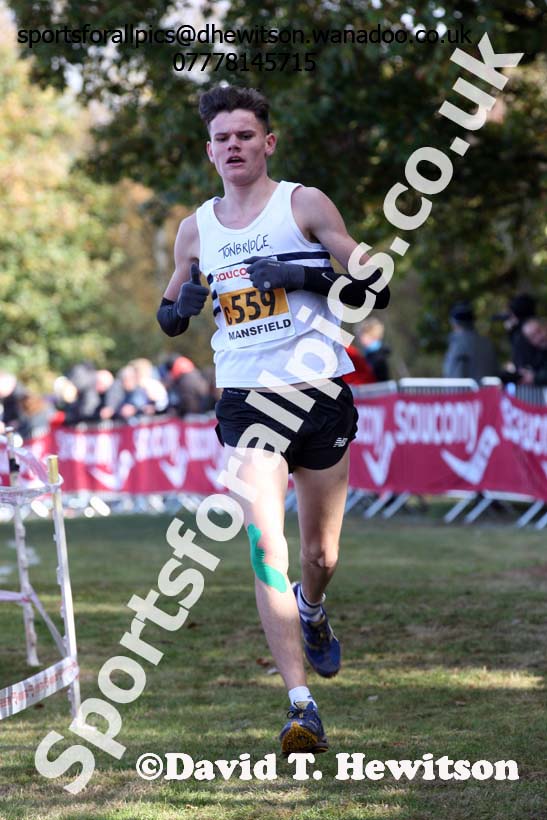 Mens under-17s, 2016 National Cross Country Relays, Berry Hill Park, Mansfield. Photo: David T. Hewitson/Sports for All Pics